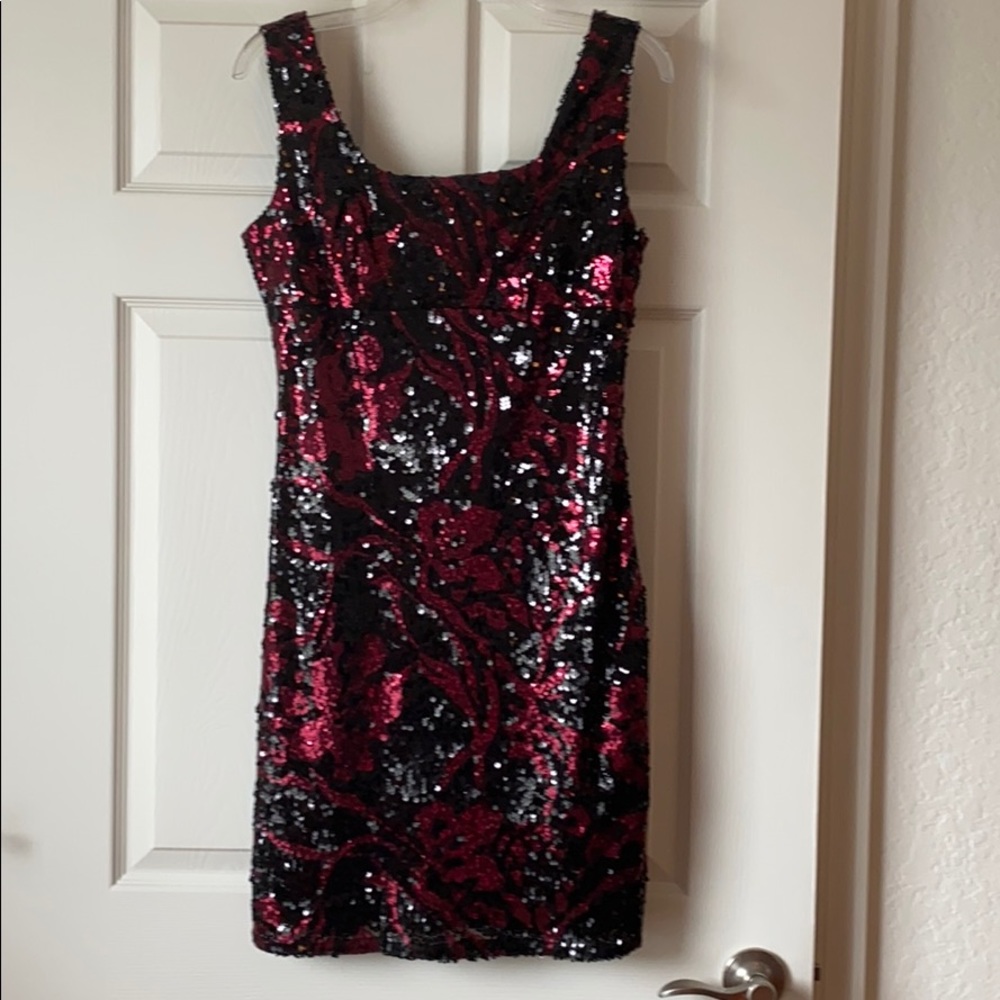 Sequin mini dress